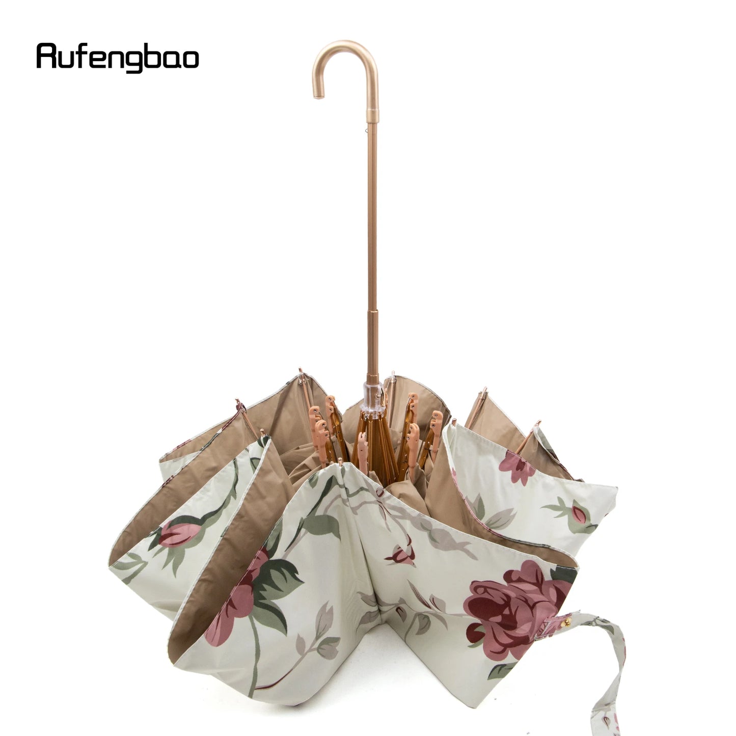 Golden Flower Smart Umbrella