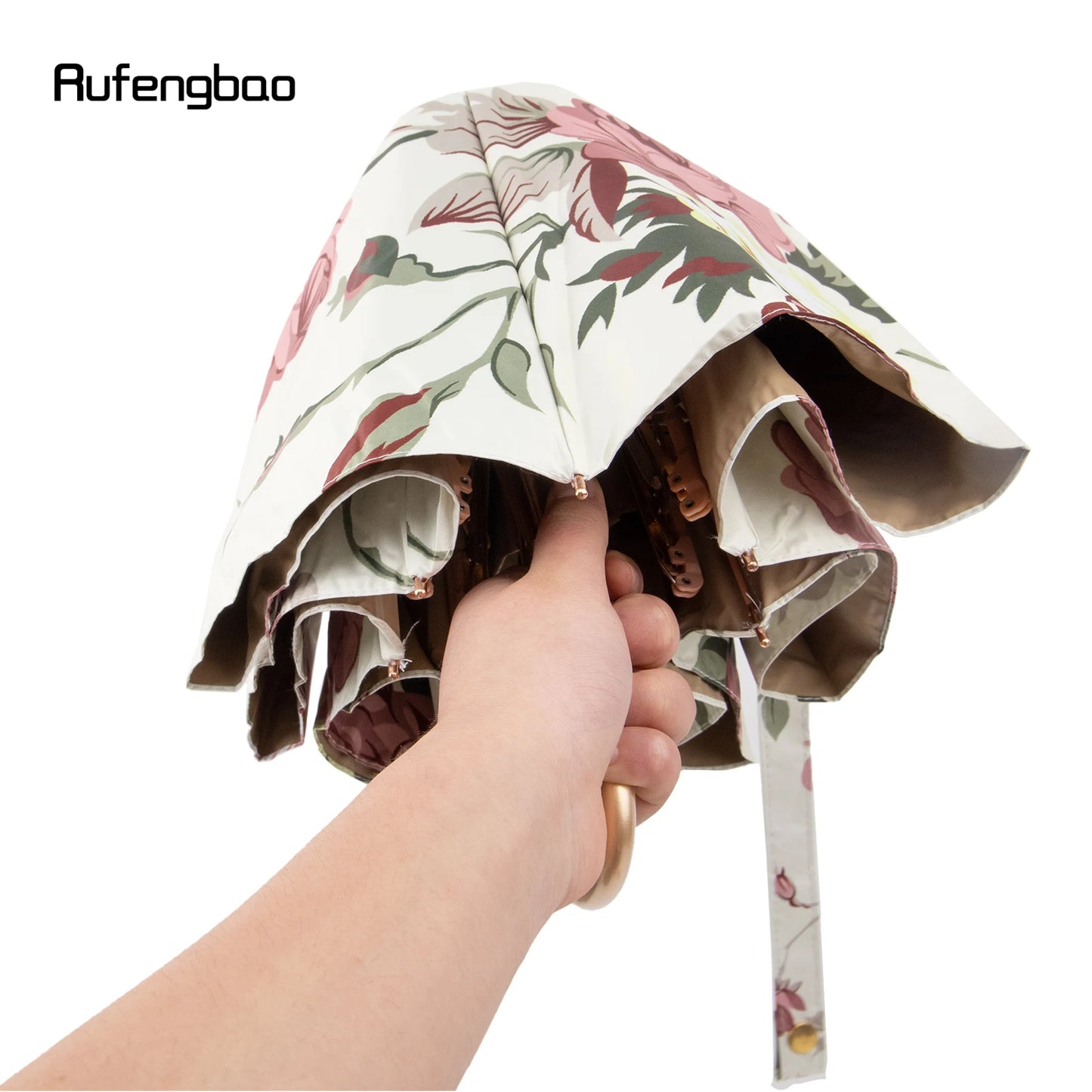 Golden Flower Smart Umbrella