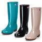 Velvet Waterproof Knee-High Rain Boots