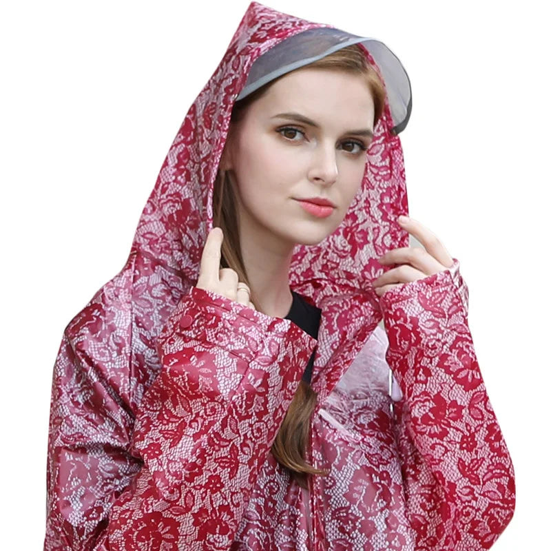 LaceGuard Women's Rain Poncho Pen