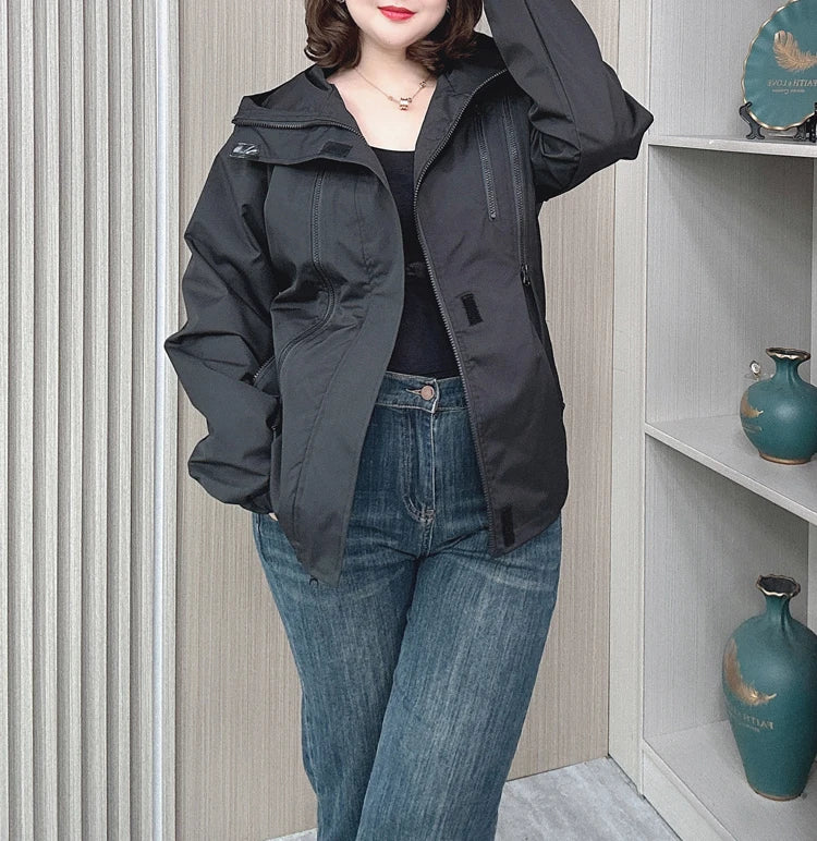 ChicGuard Rain Trench Plus Size